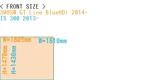 #308SW GT Line BlueHDi 2014- + IS 300 2013-